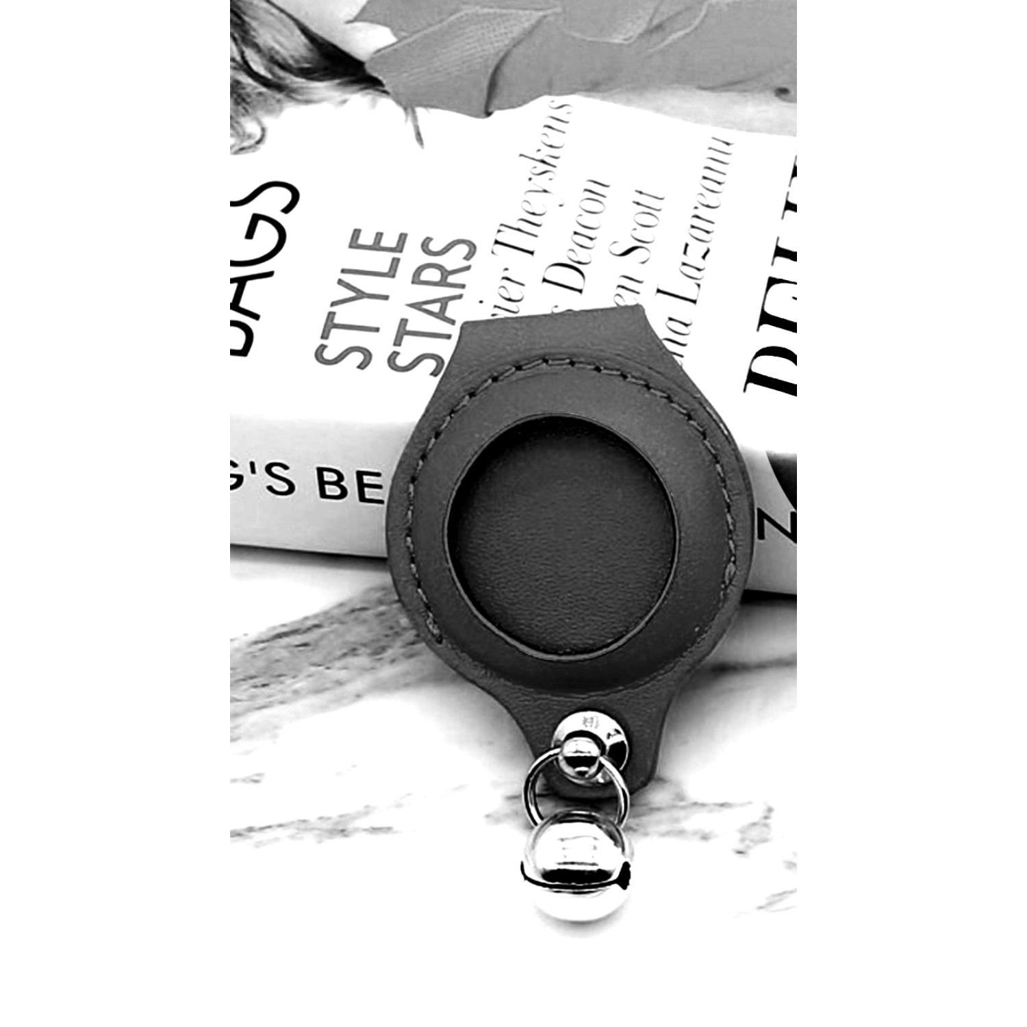 ΔΕΡΜΑΤΙΝΗ ΘΗΚΗ ΓΙΑ AIRTAG ΣΚΥΛΟΥ-ΓΑΤΑΣ